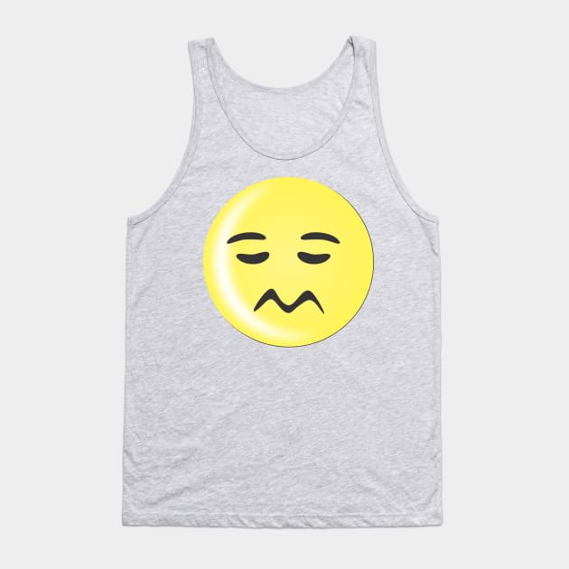 Emoticon Sad Tank Top by MichelMM